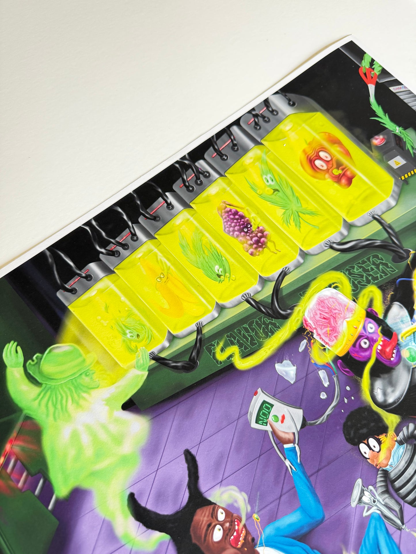 Trippy 420 Terps Psychedelic Laboratory art print